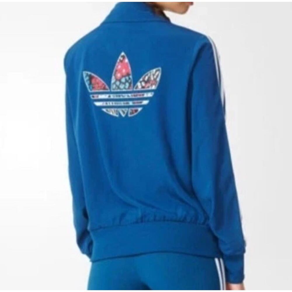 Adidas AY8391 Women Original Firebird Track Suit Jacket Coat Fit Gym Sz S F3 - Picture 11 of 12